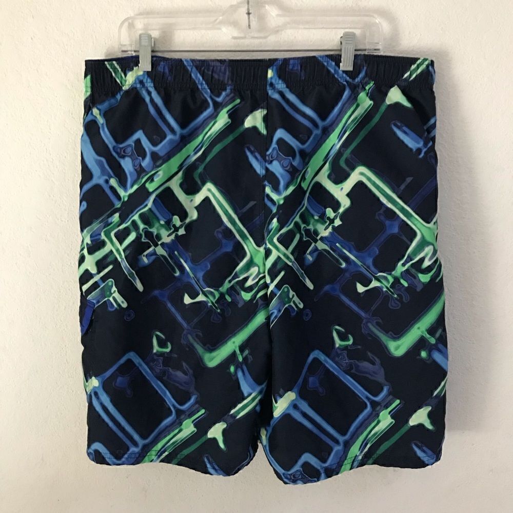 Nike graphic print swim trunks L‎